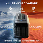 Portable Heating & Cooling Air Conditioner for Tents, Vans & Small Spaces