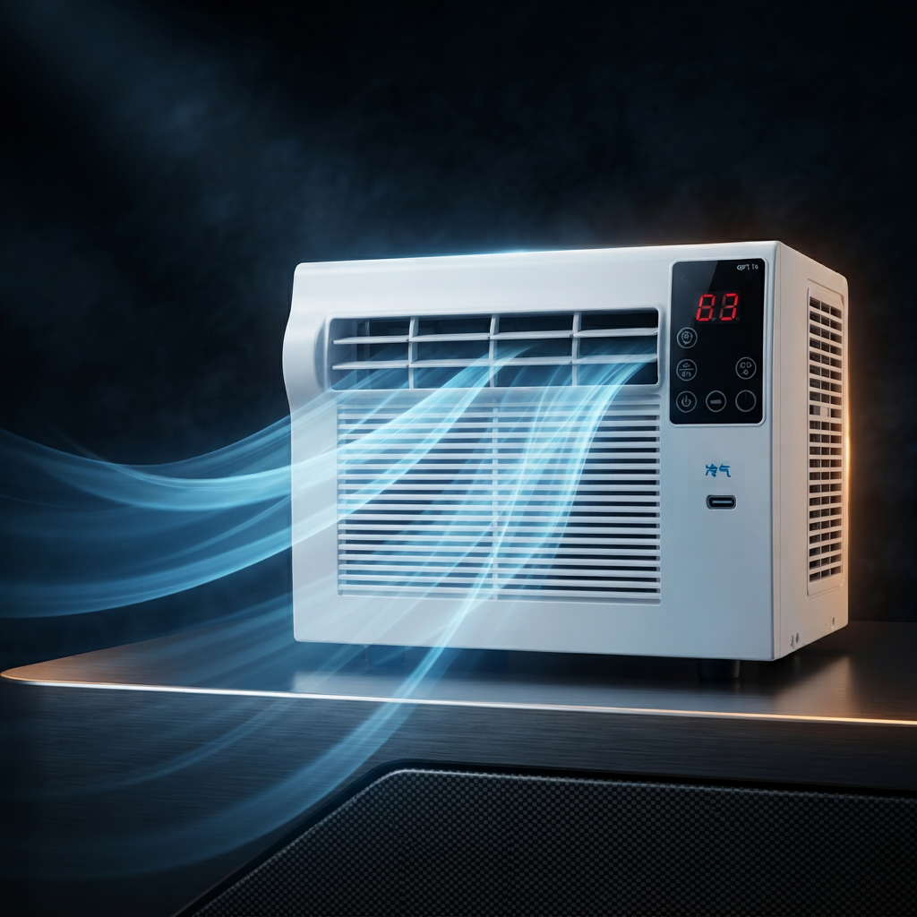 Portable Tent Air Conditioner, No-Drain Portable Cooling Unit for Tent, Car & Pets